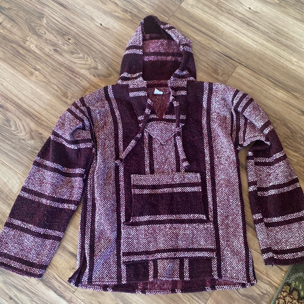 Mexican Baja Hoodie Hippie Beach
